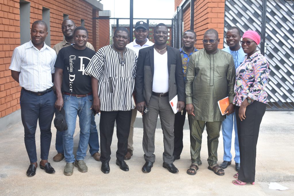 photo d´ensemble lors de la visite de l´ENA et de la GIZ à Guérin-Kouka