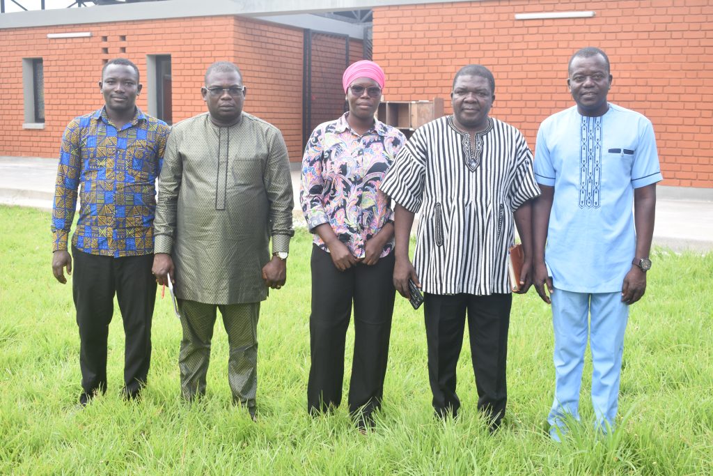 photo d´ensemble lors de la visite de l´ENA et de la GIZ à Guérin-Kouka (Dankpen 1
