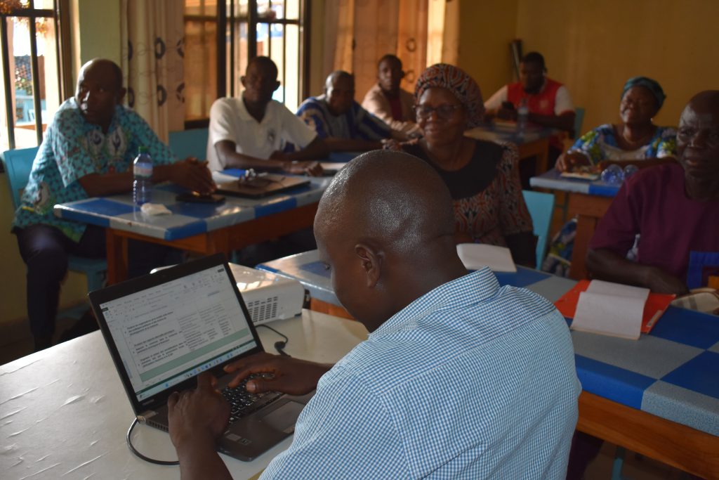 travail de groupe (équipe des OSC)