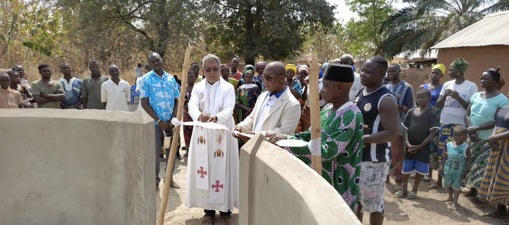 inauguration du forage de Bolpido dans le canton de Nampoch