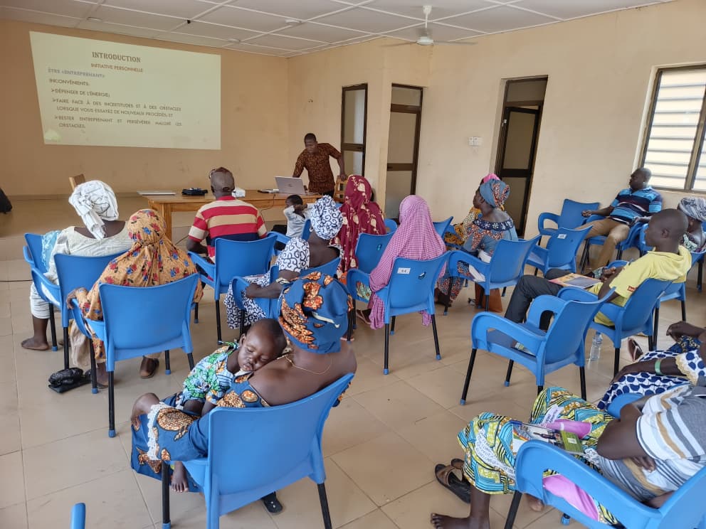 phase de la présentation des modules et de partage d´expériences